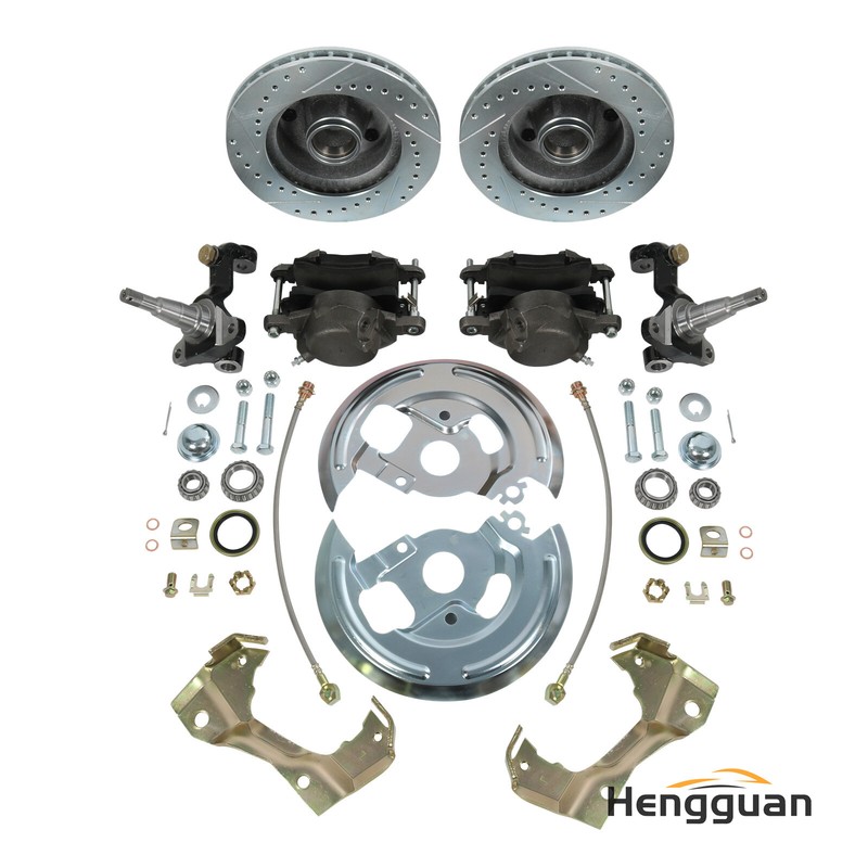 Power Disc Brake Conversion Kit, Drilled & Slotted Rotors for 1967-1969 Camaro gallery