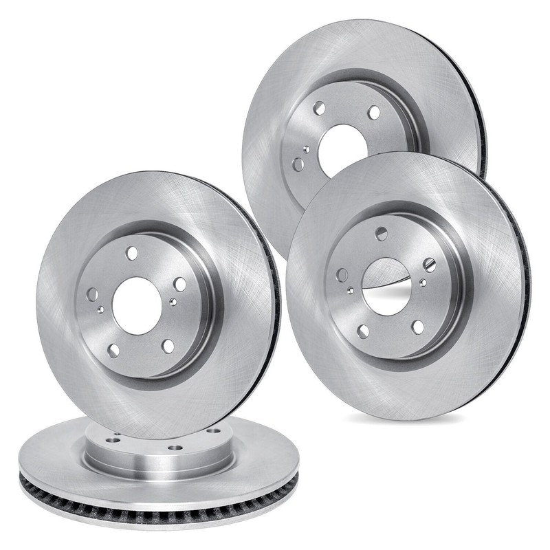 For Nissan 240SX 94-96 R1 Concepts Plain Front & Rear Brake Rotor Set