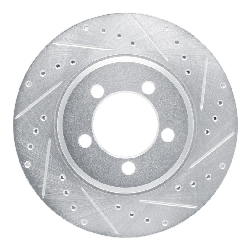 For Ford Thunderbird 65-66 Brake Rotor eLINE Drilled & Slotted 1-Piece Front