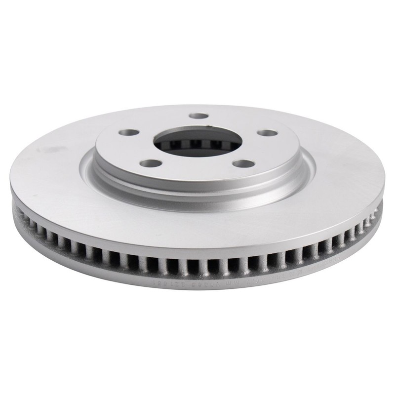 TRQ Front Semi Metallic Brake Pad Coated Rotor & Hub Kit for Chevy Pontiac Buick gallery