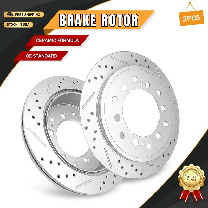 Rear Disc Brake Rotors for Toyota 4Runner FJ Cruiser Lexus GX460