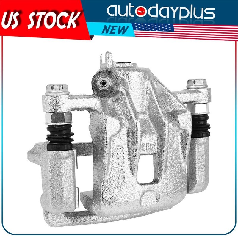 Pair Rear Brake Calipers w/ Bracket For 2008 2009 2010 Hyundai Sonata l4 2.4L gallery