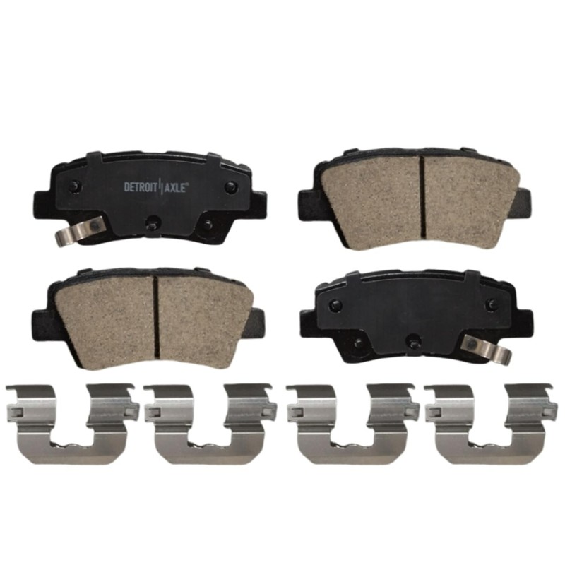 11.81" (300mm) Rear Brake Rotors and Brake Pads Kit for 2017 - 2020 Kia Cadenza gallery