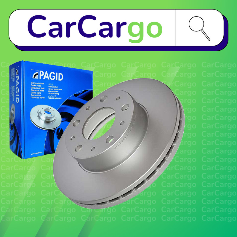 Pagid Vented Front Brake Discs Citroën Relay 2.0 BlueHDi 160 2015-2019 280 mm