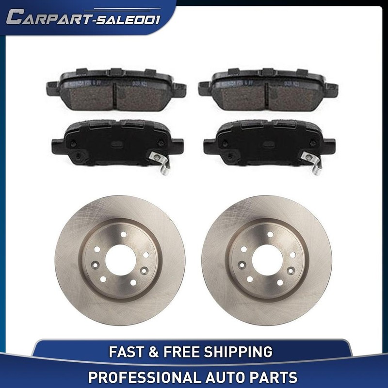 OE Rear Disc Brake Rotors Brake Pads Kit for Renault Koleos 2017-2017