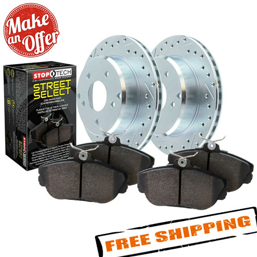 StopTech 928.66015 Drilled & Slotted Brake Kit for 06-18 Chevy Silverado 1500
