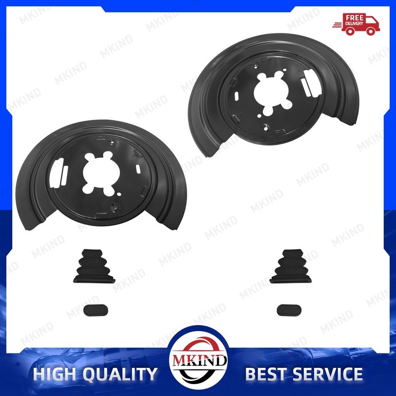 New Rear LH & RH Brake Backing Plates For 2002-07 Dodge Ram 1500 Pickup 924-225