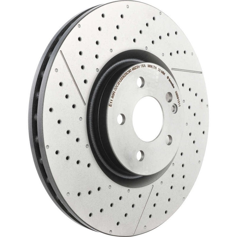 Disc Brake Rotor-Premium UV Coated OE Equivalent Rotor Brembo 09.B913.11 gallery