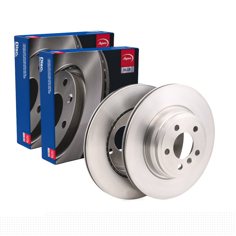 2X APEC Rear Brake Discs for BMW 4 Gran Coupe 2014-21 330mm Vented SDK7348