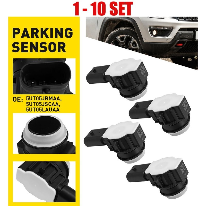4-40x Bumper Parking Sensors 3 Pins For 2017-2023 Chrysler Pacifica Jeep Compass