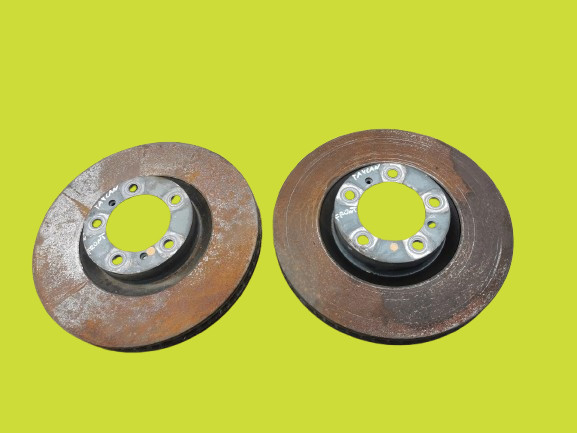 PORSCHE TAYCAN 4S 2020 PAIR OF FRONT BRAKE DISCS 360mm 9J1615301A 9J1615302A (1)