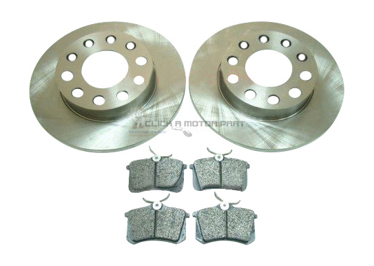 AUDI A4 B7 2.0 TDI S LINE 2004-2008 REAR 2 MINTEX BRAKE DISCS AND PADS SET NEW