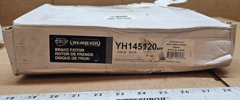 YH14520 CARQUEST WEAREVER BREAK ROTOR gallery