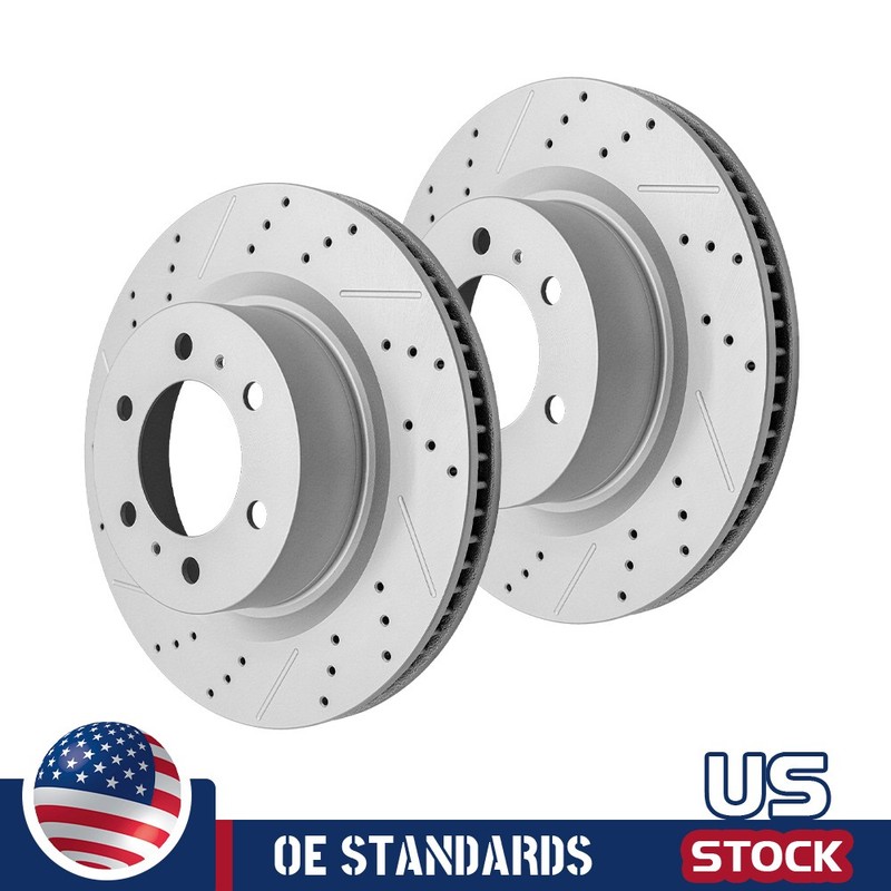 354mm For 2022 – 2023 Toyota Tundra Lexus LX600 Front Drilled Disc Brake Rotors