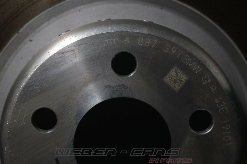Brake Pads Brake Discs 395X36MM 6887397 6887398 6888459 OEM BMW X6 G06 M 60iX gallery