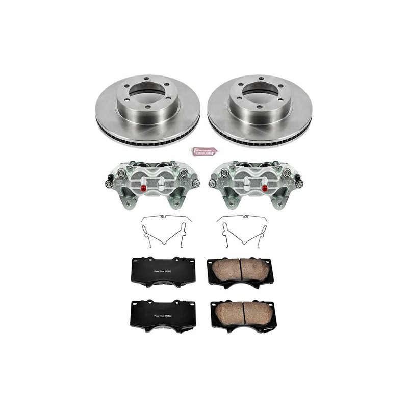 KCOE2324 Powerstop Brake Kit With Calipers 2-Wheel Set Front for Toyota Sequoia gallery