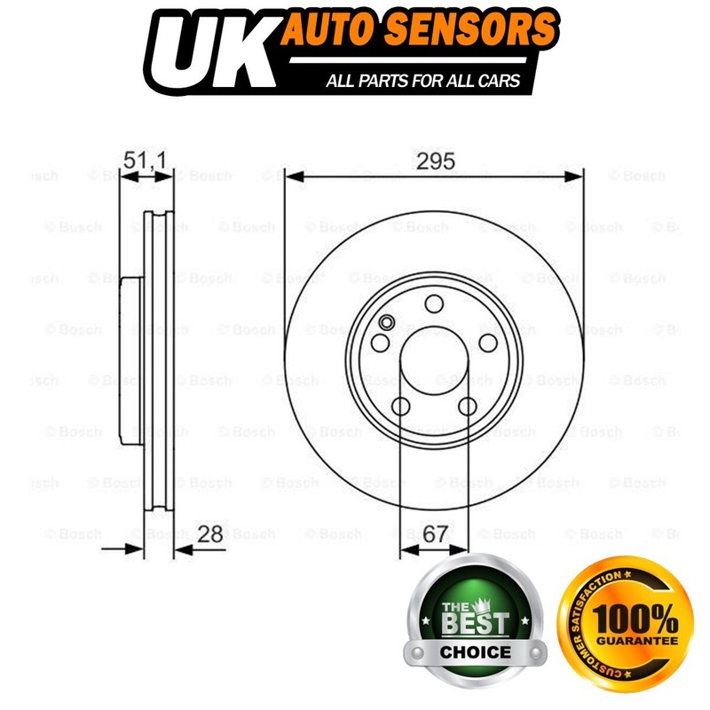 Fits Mercedes A-Class B-Class CLA GLA Infiniti Q30 Brake Disc Front AST