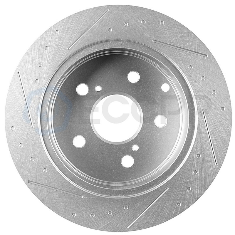 Fits Toyota Rav4 2006 07 08 09 10 11 12 Front + Rear Slotted Brake Discs Rotors gallery