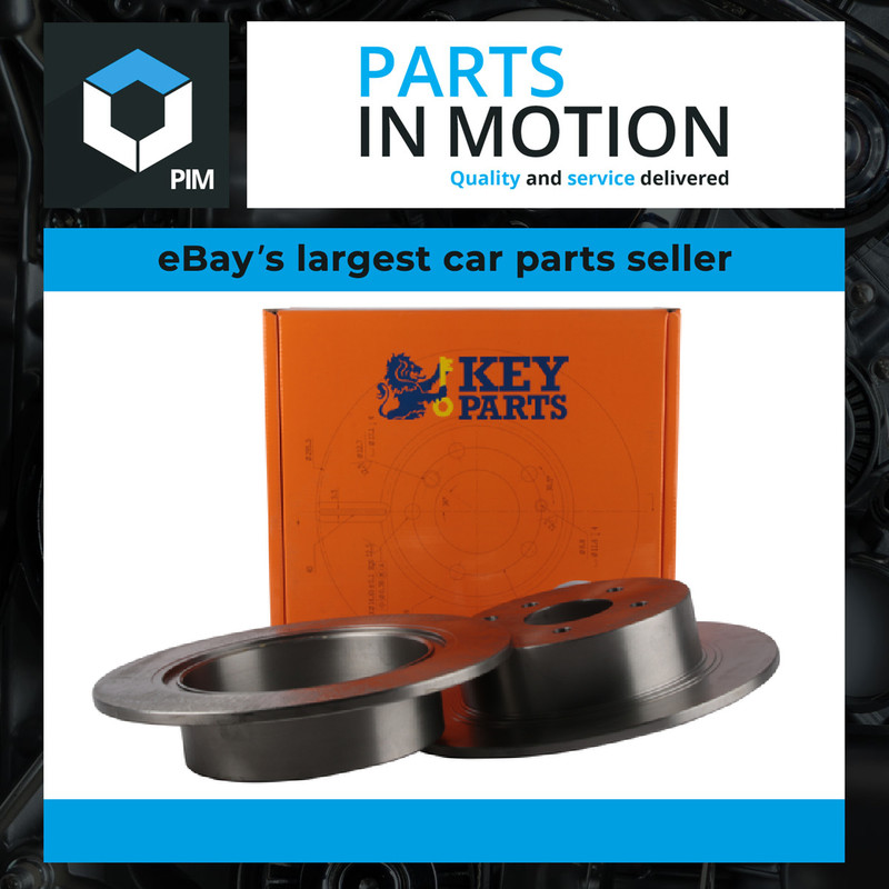 2x Brake Discs Pair Solid Rear 292mm KBD4670 Key Parts Set 432069W100 43206JA00A