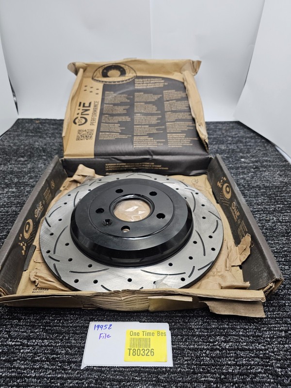 DS ONE DS1-680758 Brake Rotor Drilled Slotted For Ford Explorer Taurus Flex gallery