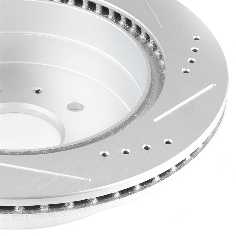 303mm Rear Drilled Slotted Discs Brake Rotors For Chevrolet Equinox 2007 - 2009 gallery