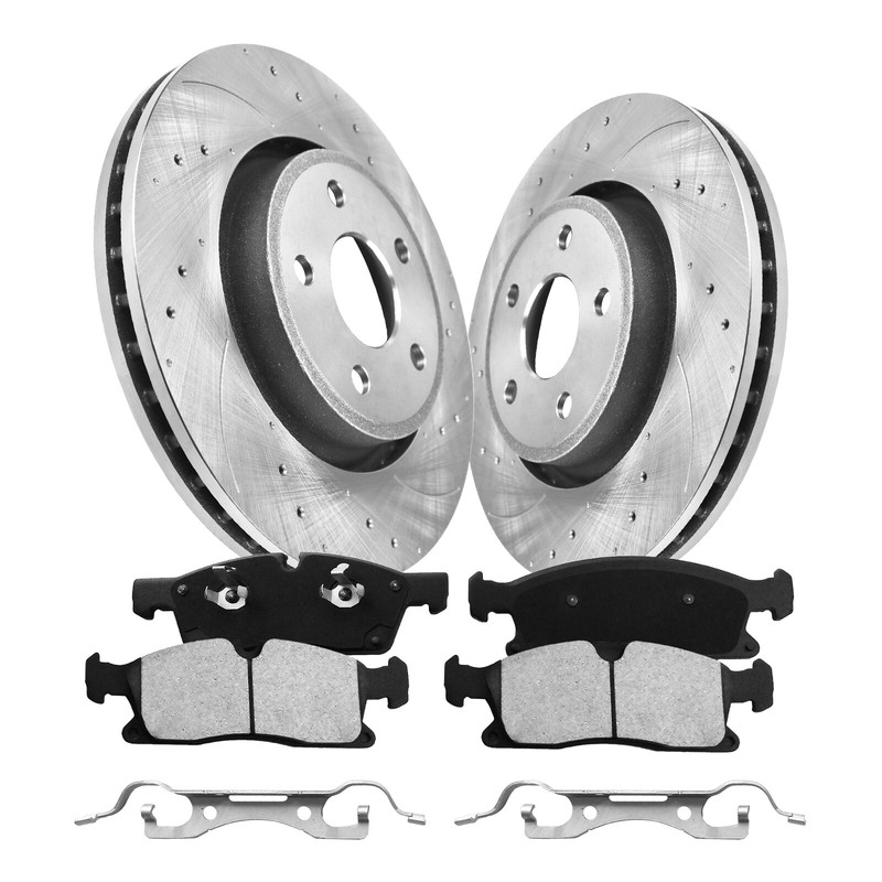 Front Disc Rotors Brake Pads for 2013-2019 2020 2021 Jeep Grand Cherokee 5 Lug gallery