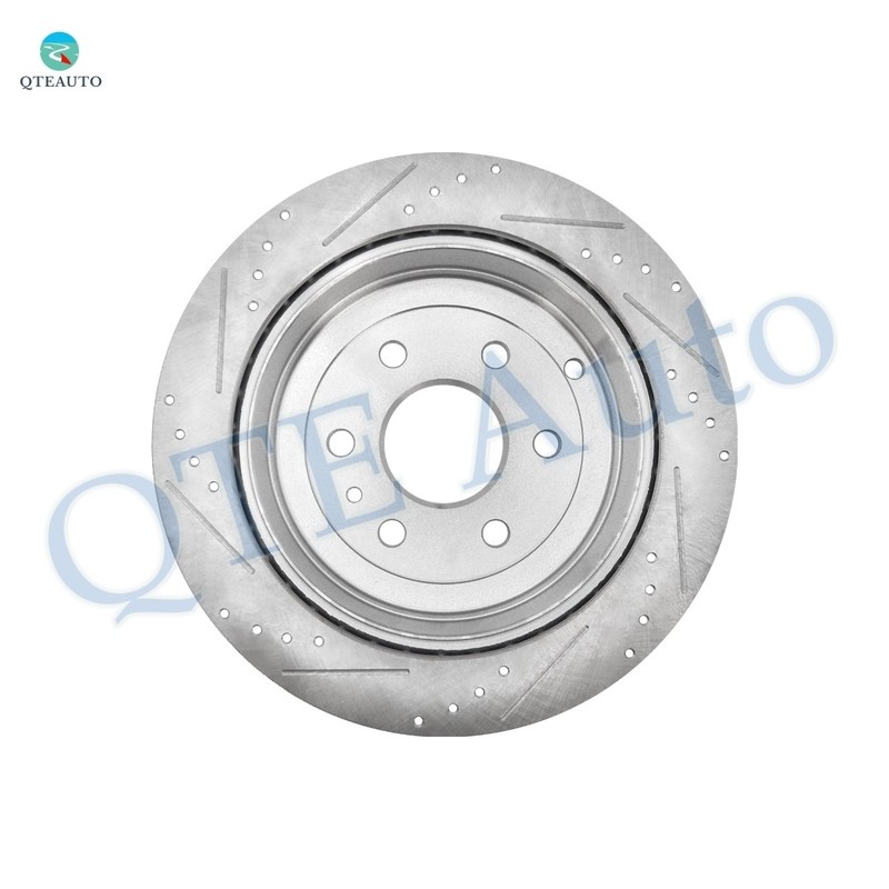 Front 324.8mm-Rear 331mm Drill Slotted Brake Rotors For 2010-2017 Buick Enclave gallery
