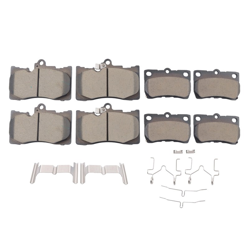 Front & Rear Disc Brake Rotors & Ceramic Pads For Lexus GS460 2008 4.3L V8 gallery