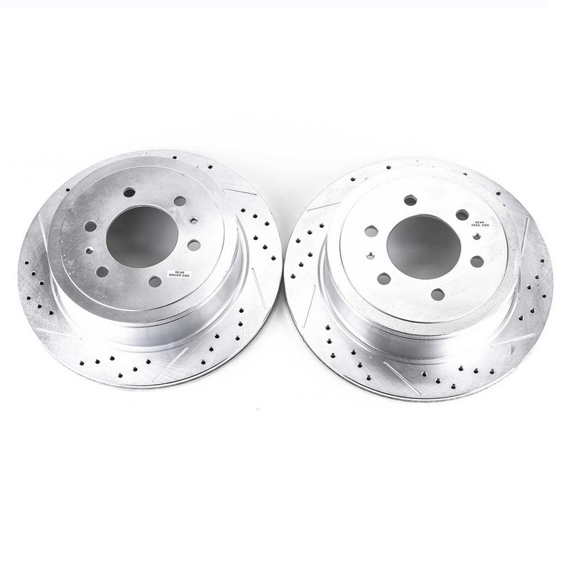 PowerStop Rear Disc Brake Rotor Set for 2007 Ford F-150 FX2 5.4L V8 FLEX SOHC