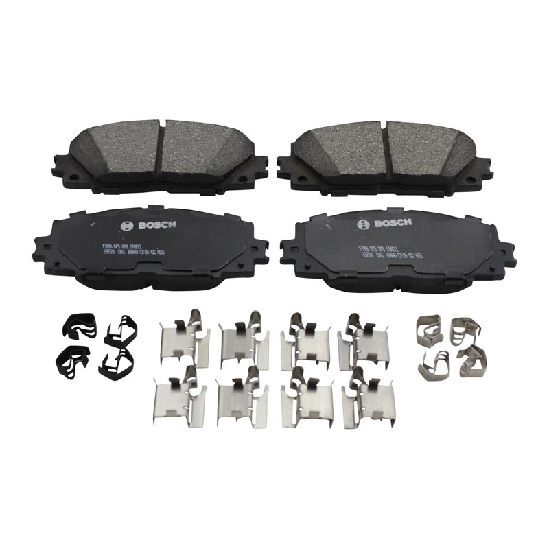 DuraGo Front Rotor Bosch QuietCast Ceramic Disc Brake Pad Kit For Prius 1.8L HEV gallery