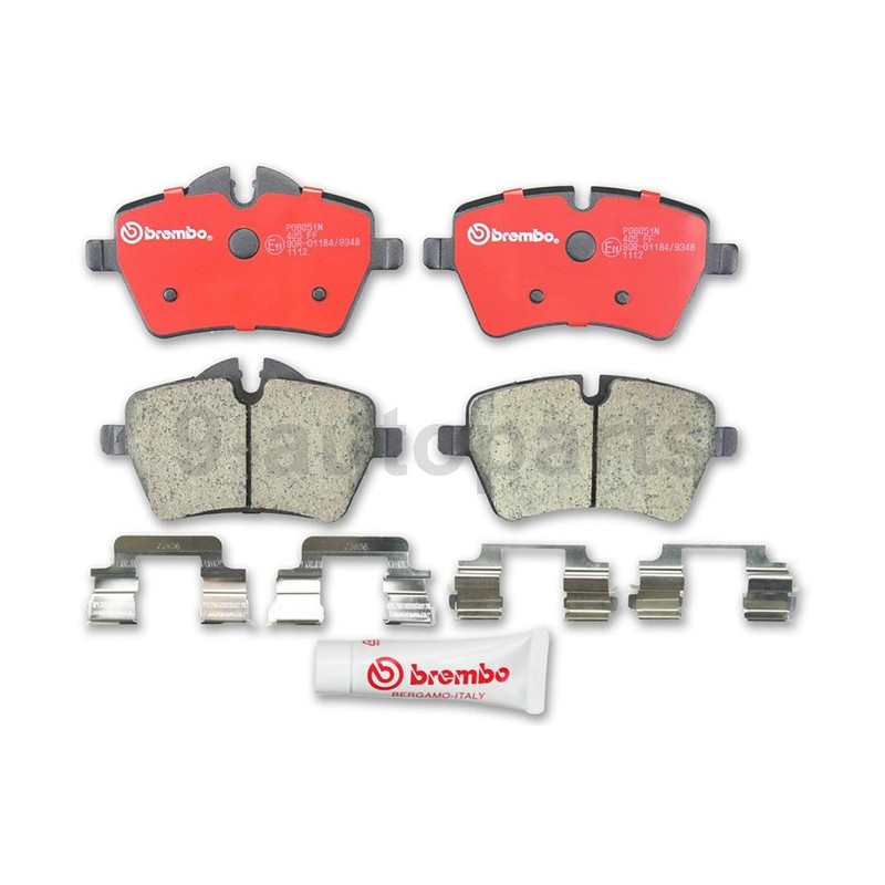 Brembo Front Rear Brake Kit Drilled Rotors Ceramic Pads for 2007 Mini Cooper gallery