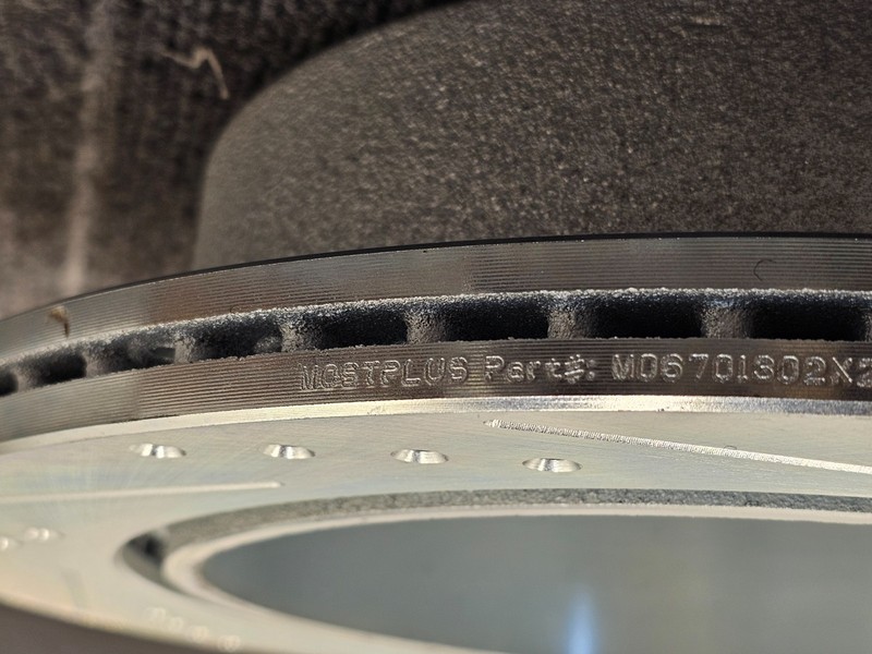 MOSTPLUS Brake Disc Rotor M06701302X2 2025200 L Min THK 18.5mm Max Dia 229.2mm gallery