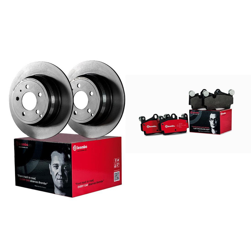 Brembo Rear Brake Kit Disc Rotors Ceramic Pads For Escape Fusion Lincoln MKC MKZ gallery