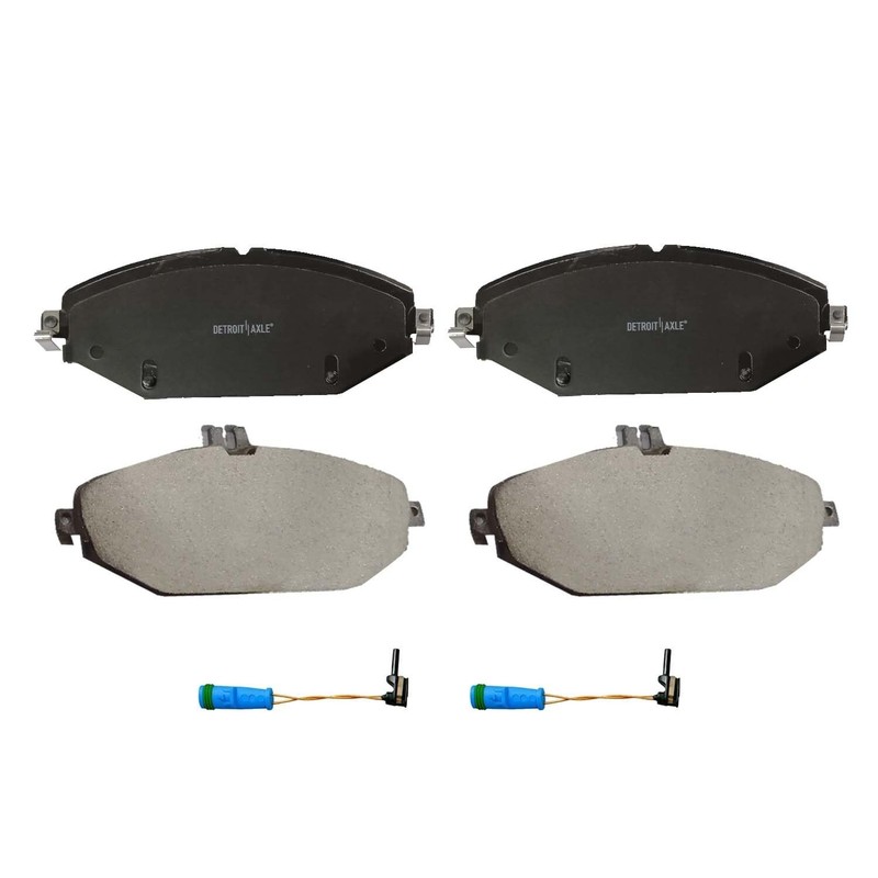 Front Drilled Rotors + Ceramic Brake Pads for 2015 2016-2021 Mercedes-Benz C300 gallery