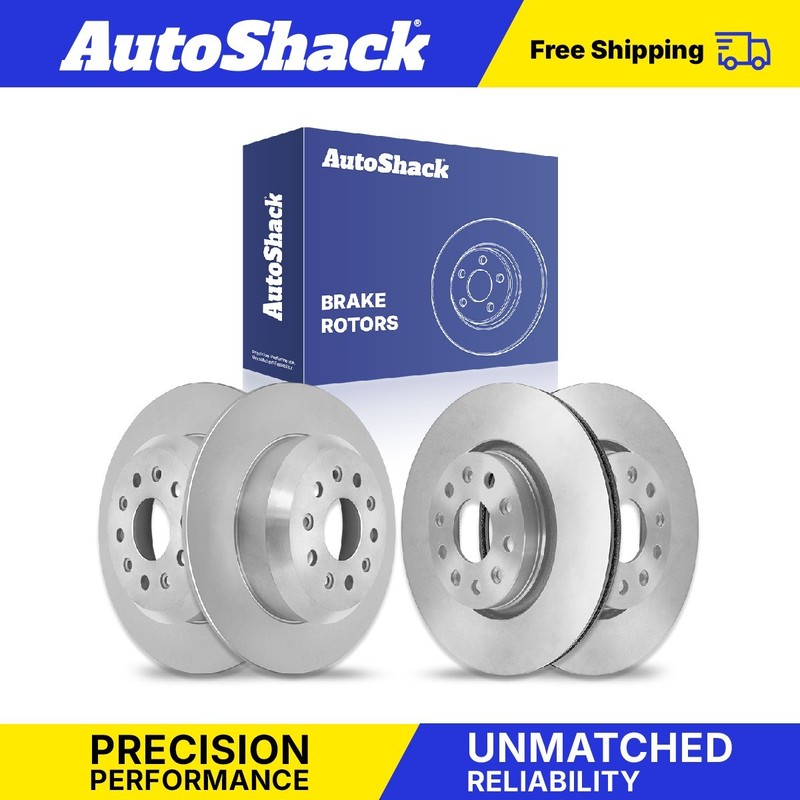 Front Rear Brake Rotors Set for Jeep, Wrangler 2021-2023, 2025