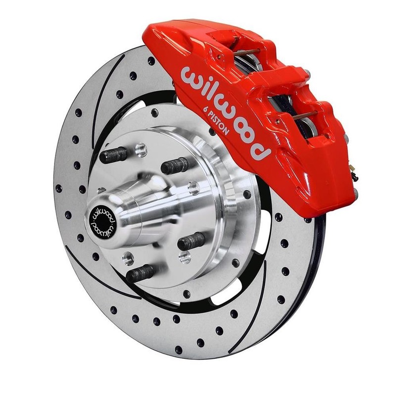 Wilwood 140-10740-DR DP6 Front Disc Brake Kit, 1962-72 Fits Mopar B/E-Body