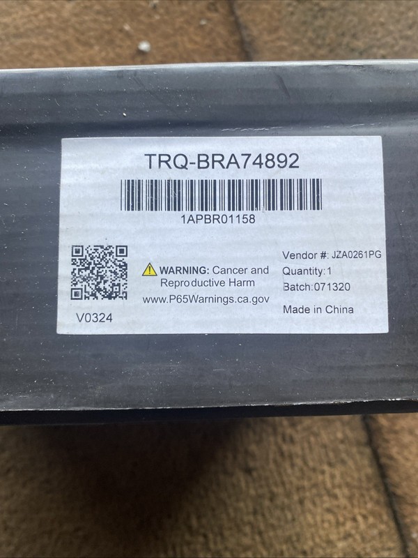 TRQ BRA74892 Disc Brake Rotors For Mazda 3 2004-2013 Rear gallery