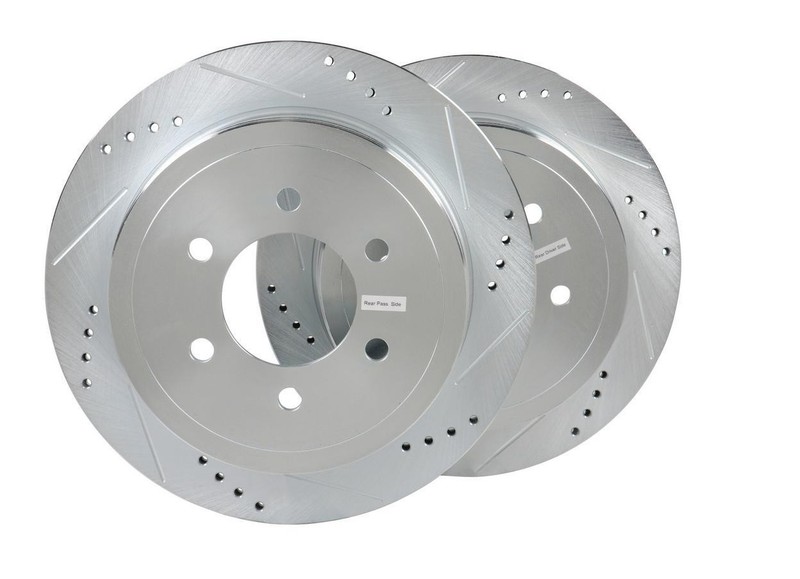 PowerStop Rear Disc Brake Rotor Set for 2007 Ford F-150 FX2 5.4L V8 FLEX SOHC gallery