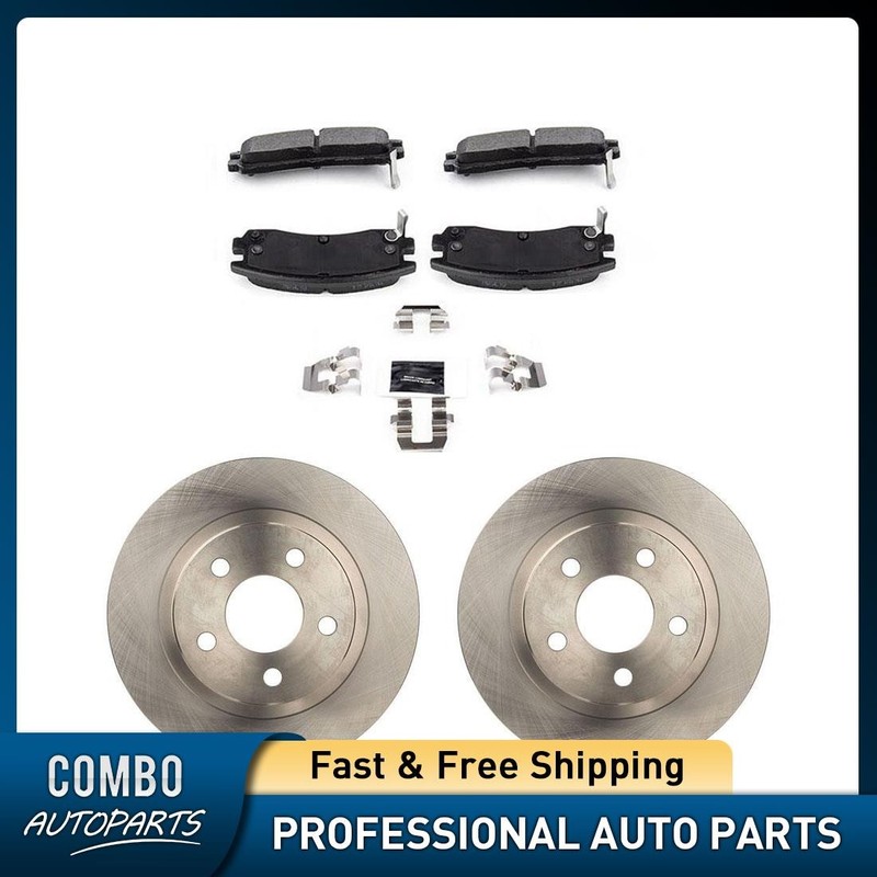 Rear Disc Brake Pad Set Disc Brake Rotor fits Buick Park Avenue 2003-2005