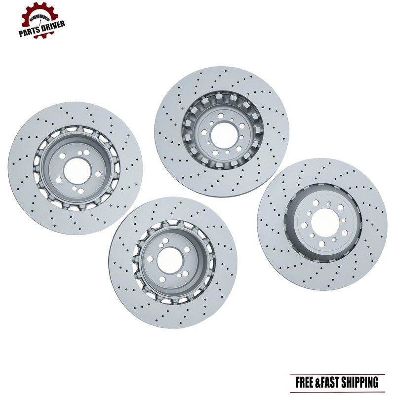4X Rear Front Left And Right Brake Disc Rotor For 15-20 BMW F87 F80 F82 M3 M4