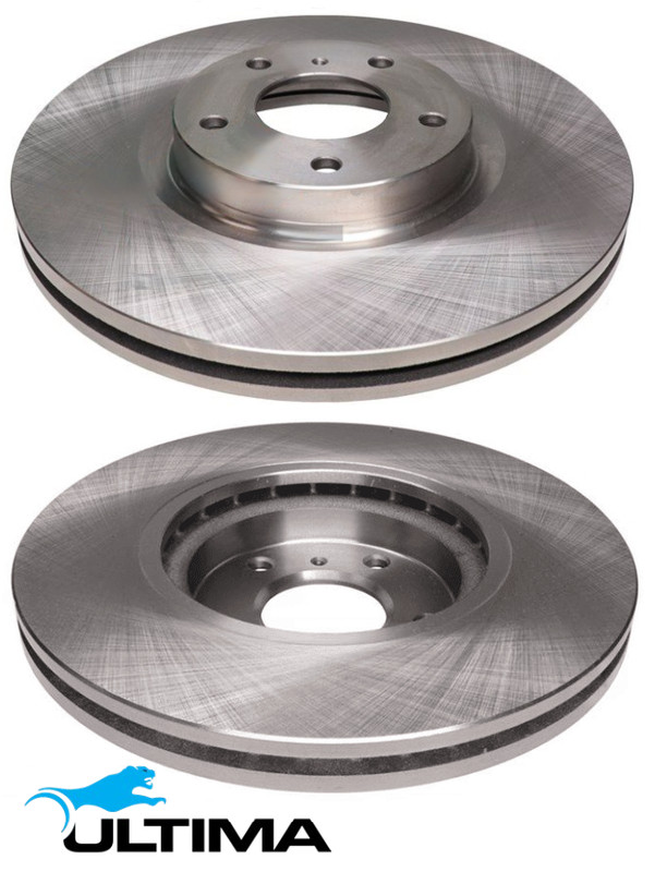 ULTIMA FRONT VENTED DISC BRAKE ROTORS FOR NISSAN MURANO Z50 Z51 VQ35DE 3.5L V6