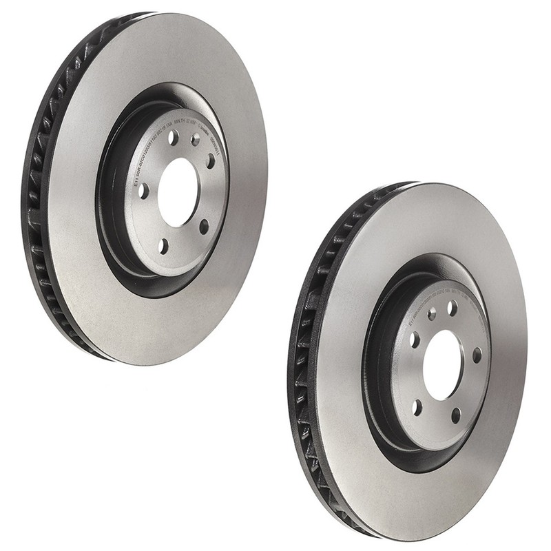 Brembo Pair Set of 2 Front 350mm Disc Brake Rotors for Porsche Macan S ‘205-2018