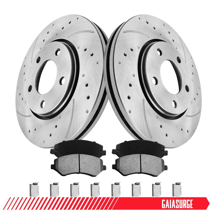 Front Rotor Ceramic Brake Pads for Chrysler Town & Country Voyager Grand Caravan