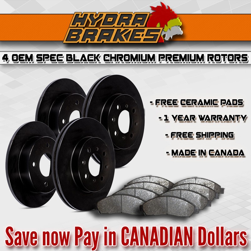 FITS 2005 VW PASSAT 2WD OE BLANK Brake Rotors CERAMIC BLK