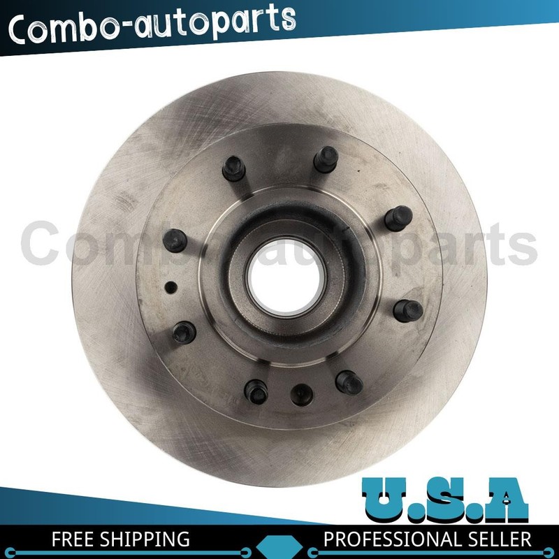 Front Disc Brake Rotor and Hub Assembly fits 2008-2019 Ford E-350 Super Duty
