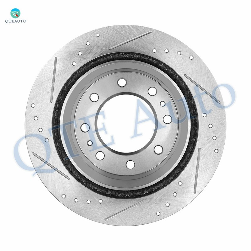 4P F 355mm-R 360mm Drilled Brake Rotors To 2011-2015 Chevrolet Silverado 2500 HD gallery