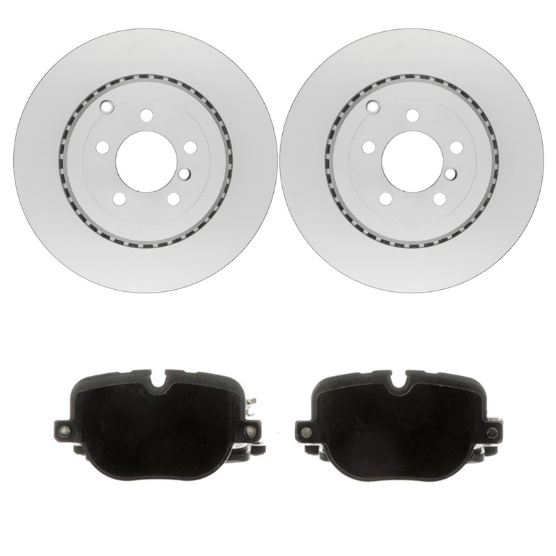 Bosch Rear 365mm Disc Brake Rotors & Ceramic Brake Pads Kit for Range Rover V8