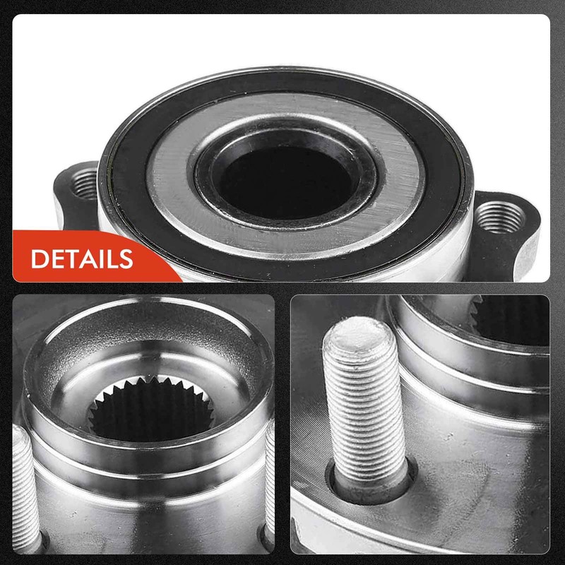 Rear Disc Brake Rotor & Pads + Wheel Hub for Subaru Impreza 2012-2016 Crosstrek gallery