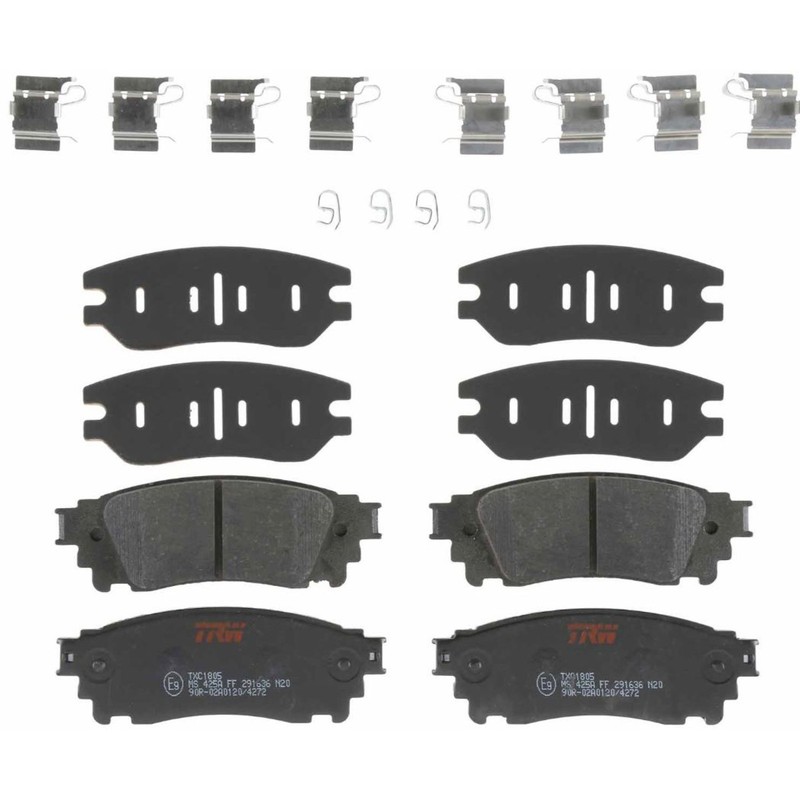 TXC1805 TRW 2-Wheel Set Brake Pad Sets Rear for Lexus NX300 NX300h NX200t 15-17