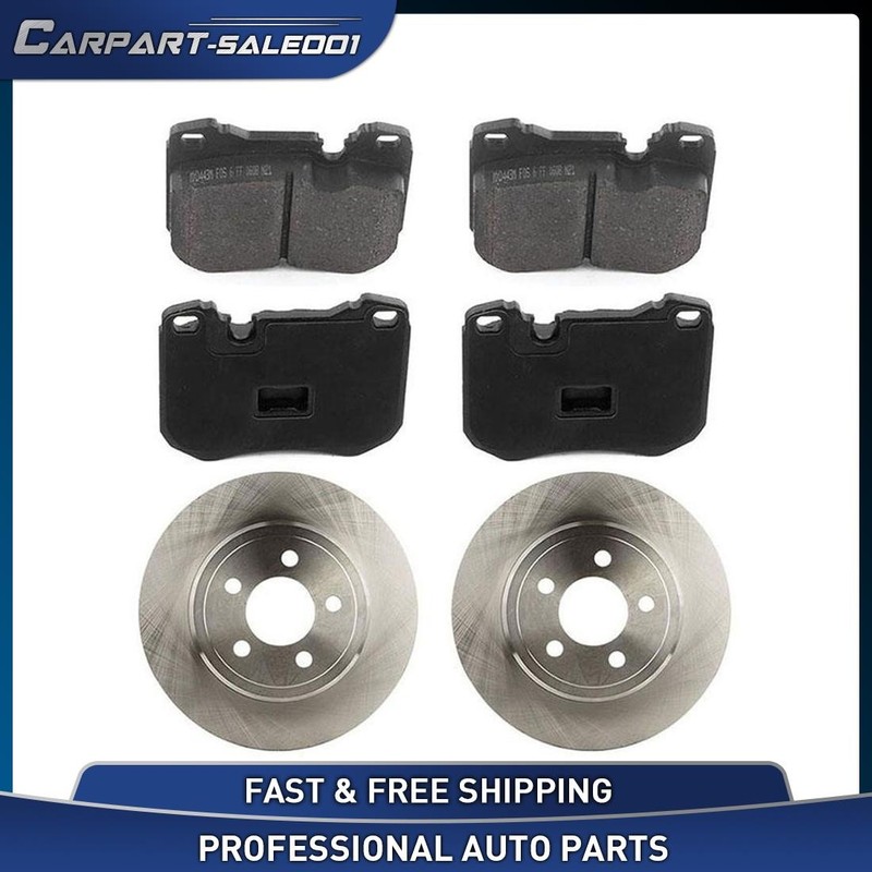 For 1987-1989 Porsche 944 OE Front Disc Rotors and Brake Pads Set
